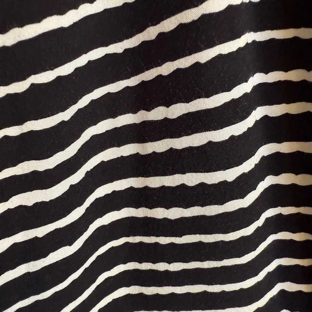 Women's Unbranded Dress Size 3X Black and White Striped - Picture 7 of 10